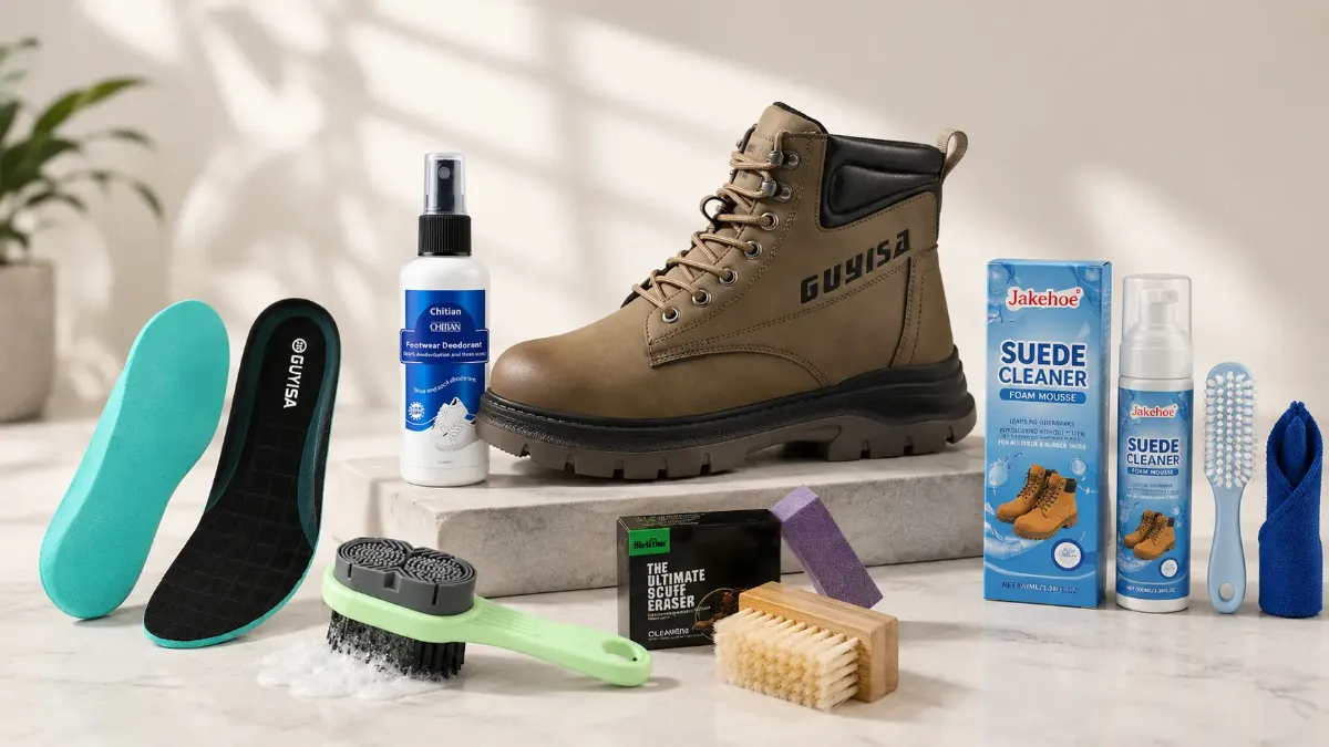 Guyisa Safety Shoes Care Guide: How to Clean Every Material